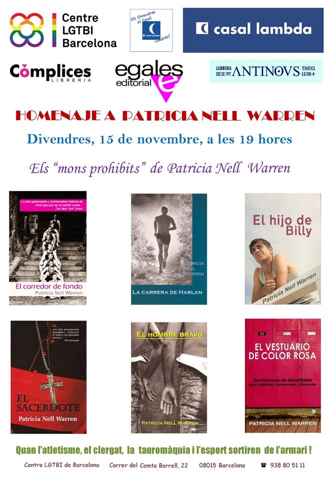 HOMENAJE A LA ESCRITORA PATRICIA NELL WARREN