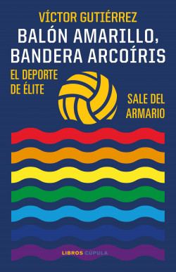 Balón amarillo, bandera arcoíris